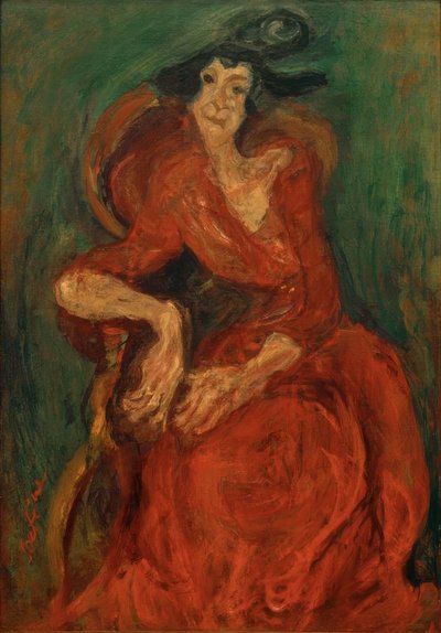 Ch. Soutine, Die Frau in Rot von Chaim Soutine